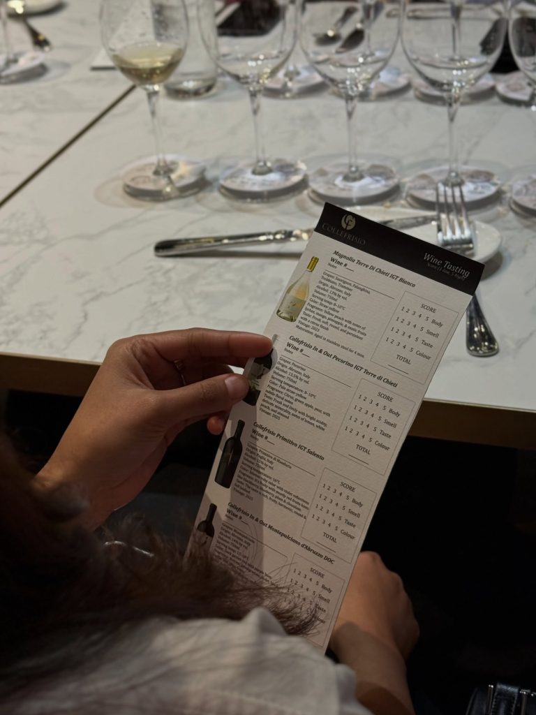 Today, we poured the Collefrisio Magnolia Bianco and Pecorino at our World Cellar tasting event!