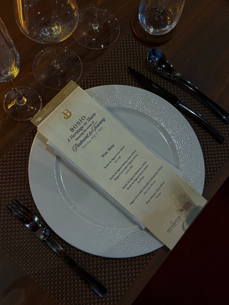 A few moments from BOSIO: A Heritage to Share, featuring the wines of Piedmont and Tuscany.